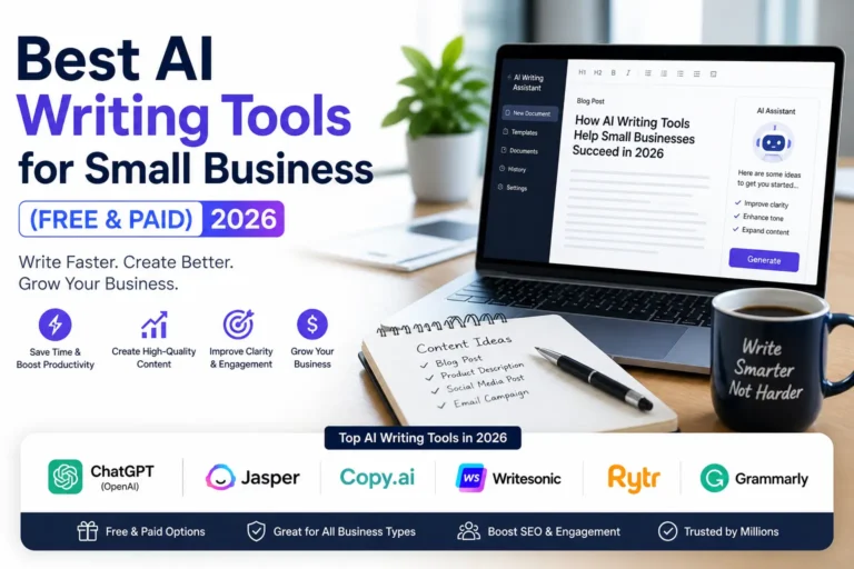 AI writing tools for small business comparison chart