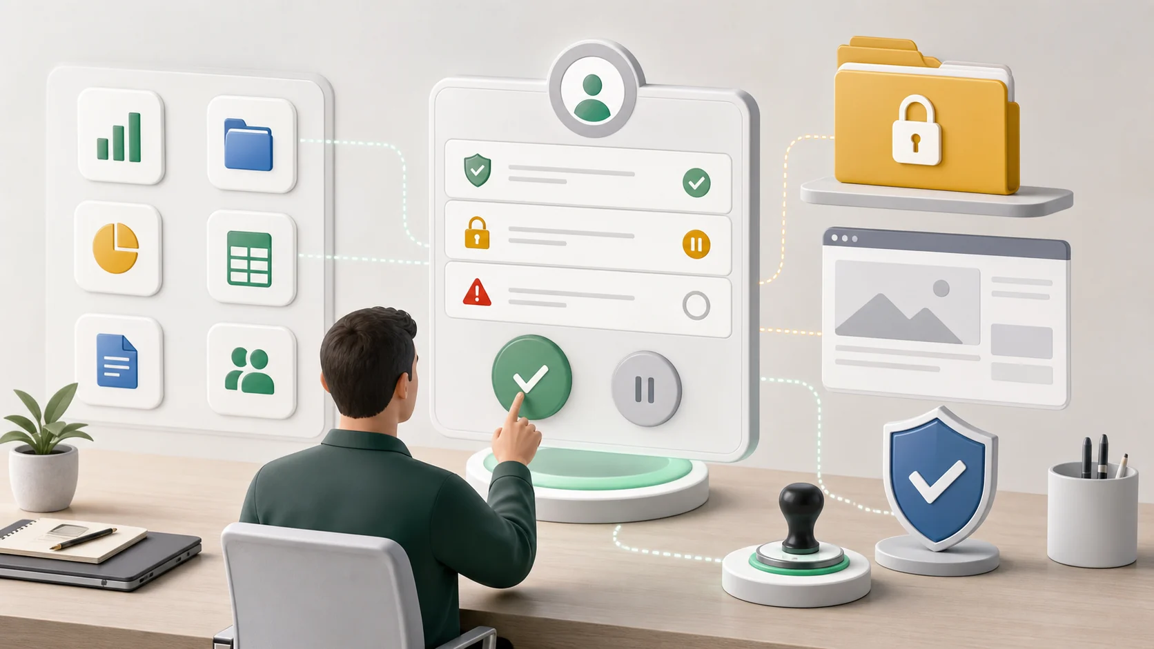 ChatGPT Work safety checklist for connected apps and approvals
