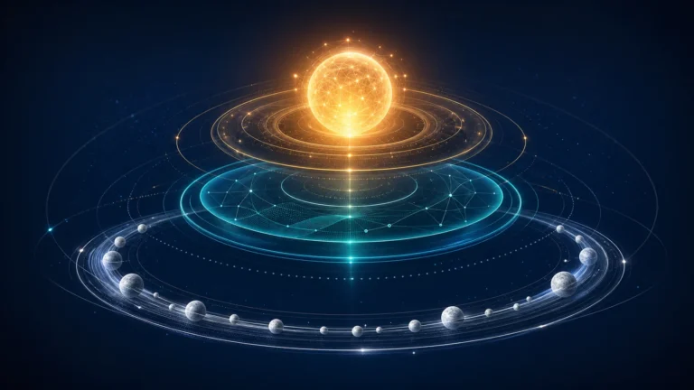 GPT-5.6 Sol, Terra, and Luna model family represented as a three-tier AI system